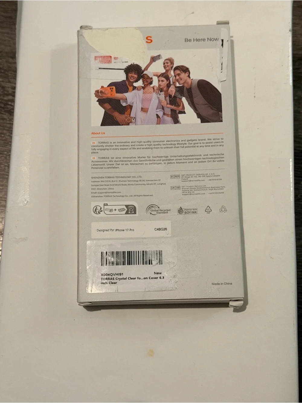 TORRAS Phone Case - Clear IPhone 17 Pro